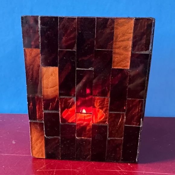 party light Other - RETIRED - PartyLite GLOBAL AMBIANCE MINI 4” Mosaic Tealight Holder